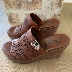 Brighton “Deli” Brown Wedge NWOT